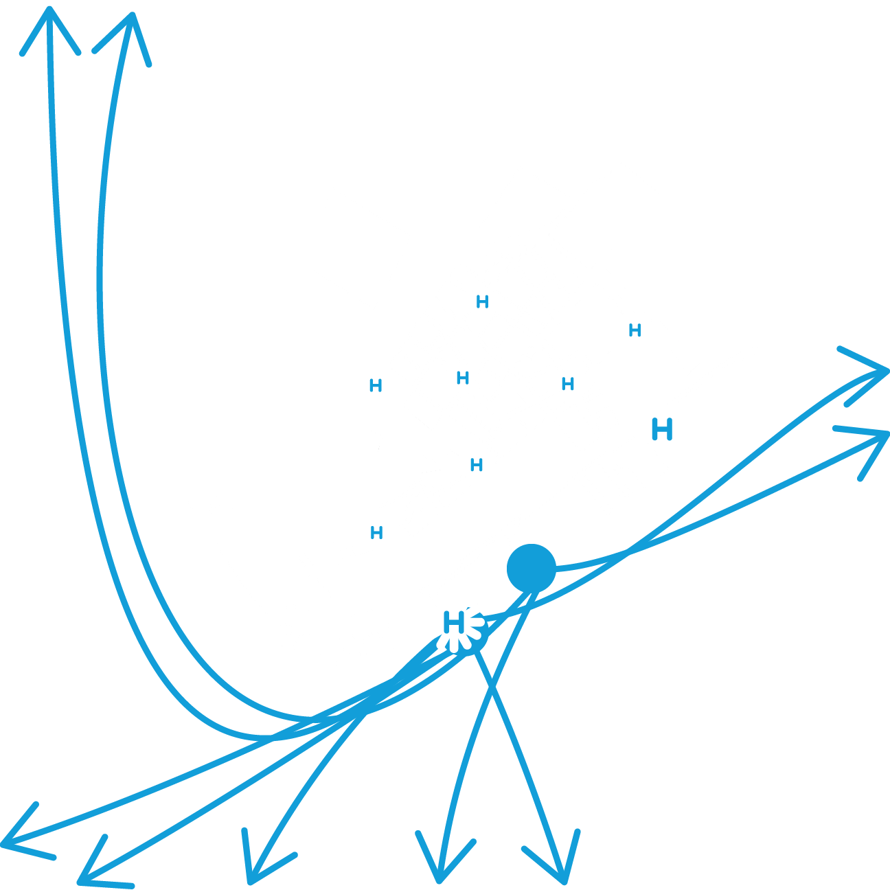 Regional hub network map
