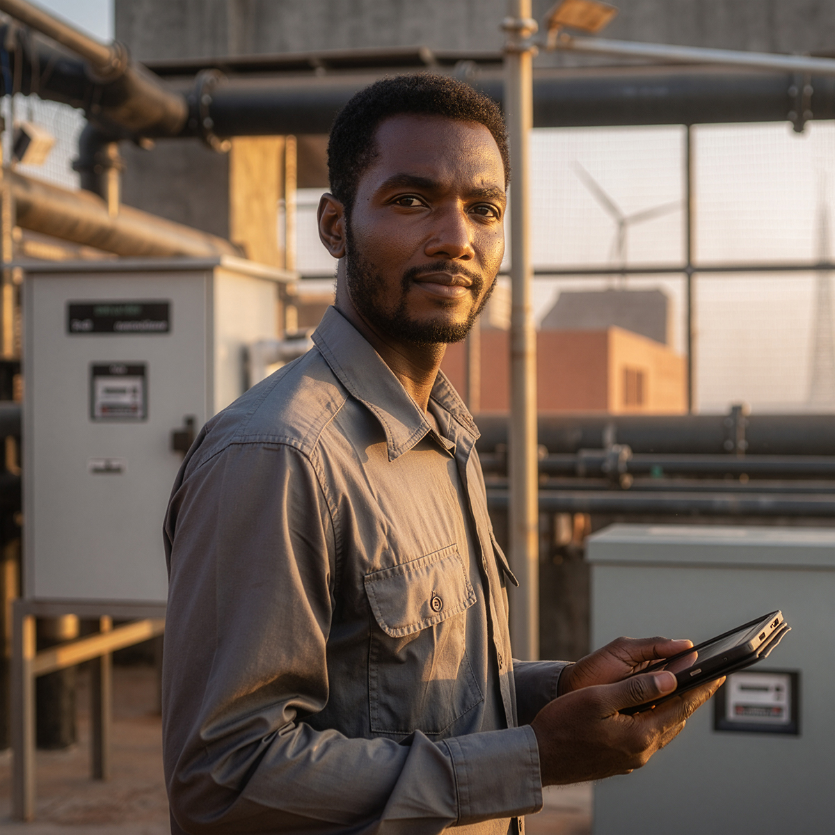 Resident describing the future of power systems