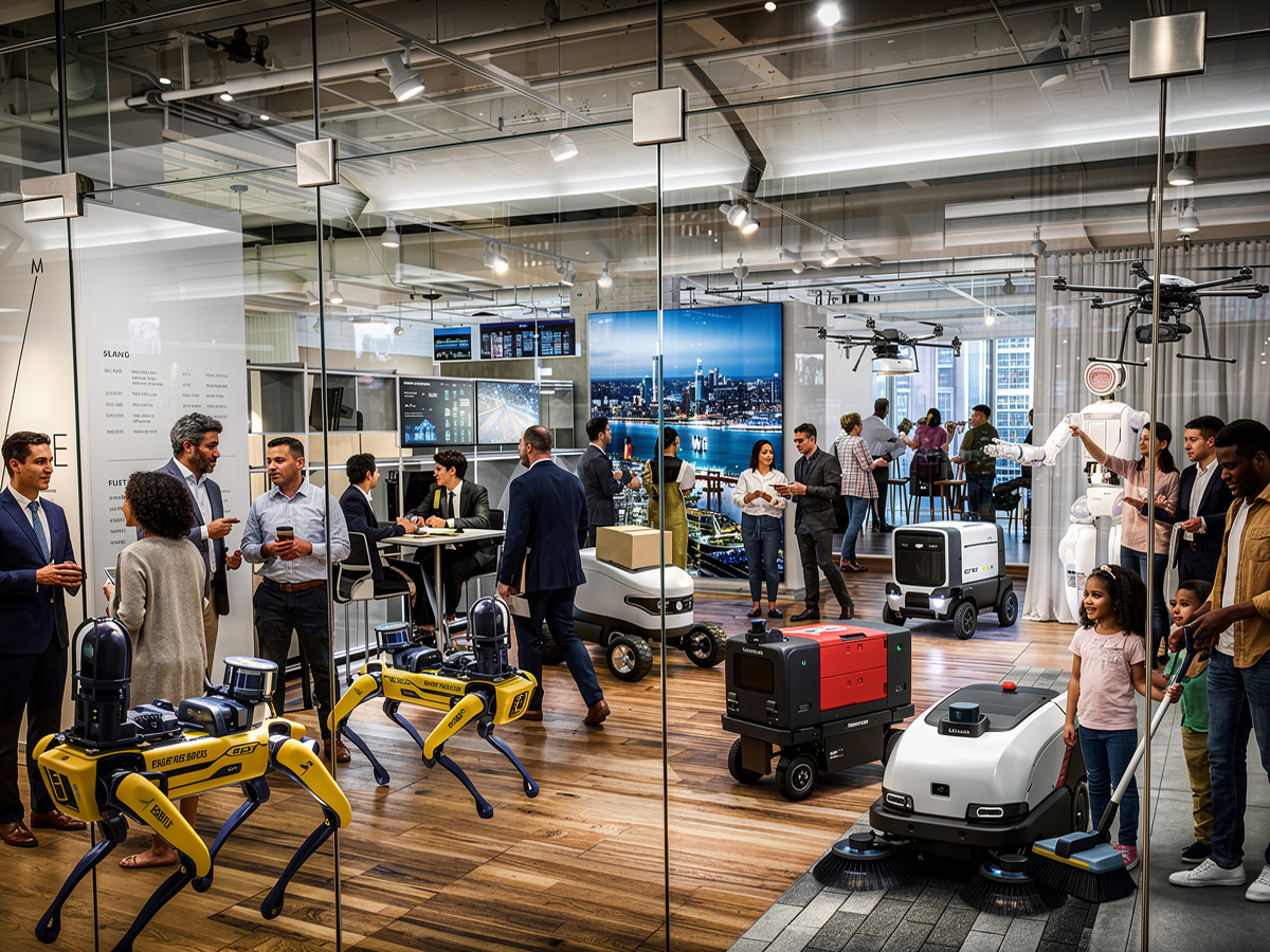 Urban robotics in delivery and maintenance