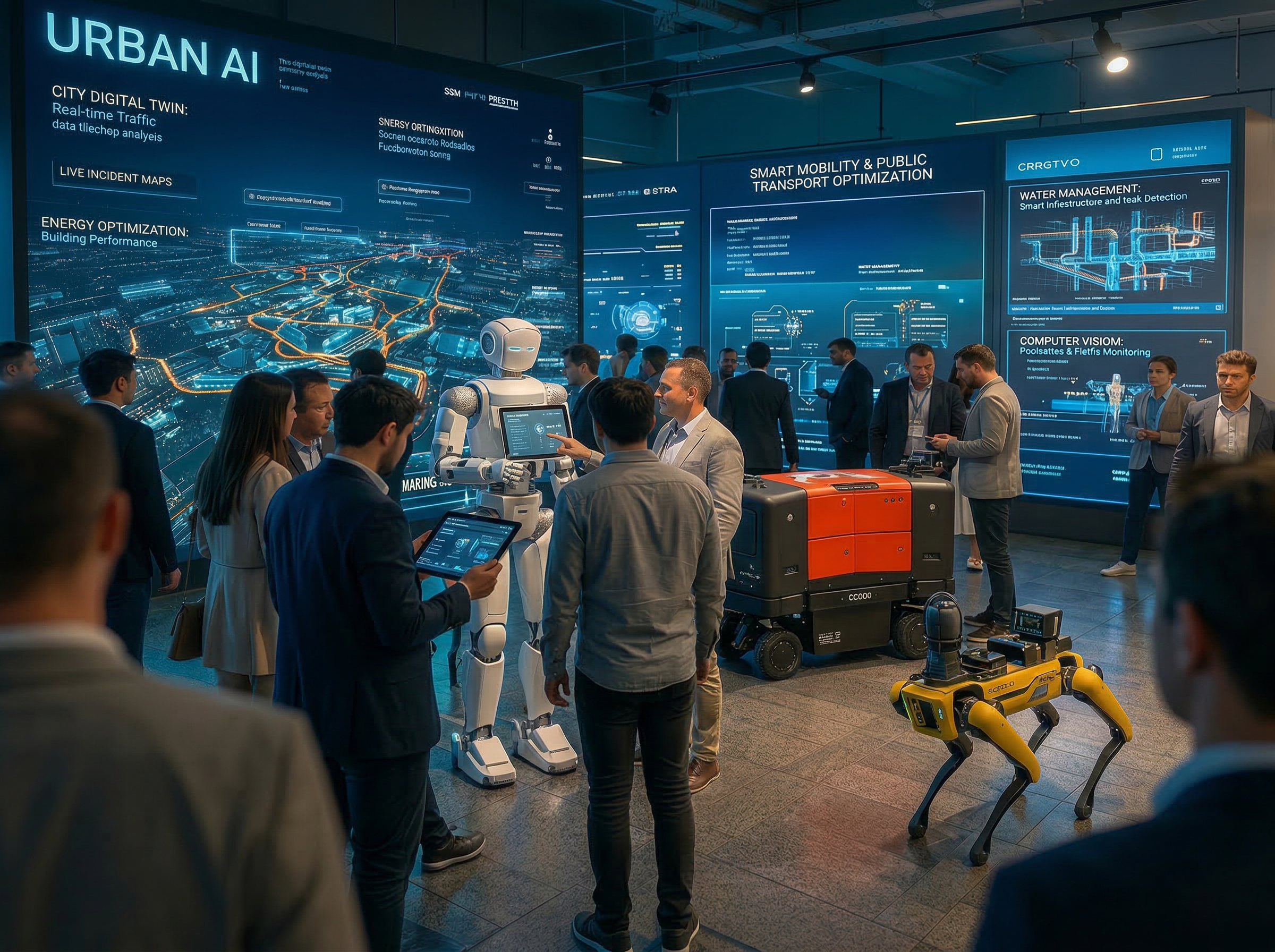 Artificial intelligence operating city systems