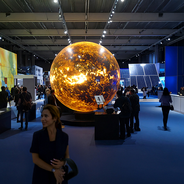 Solar showroom interior