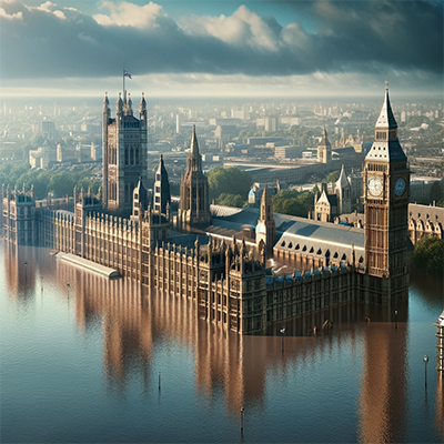 Flooded London
