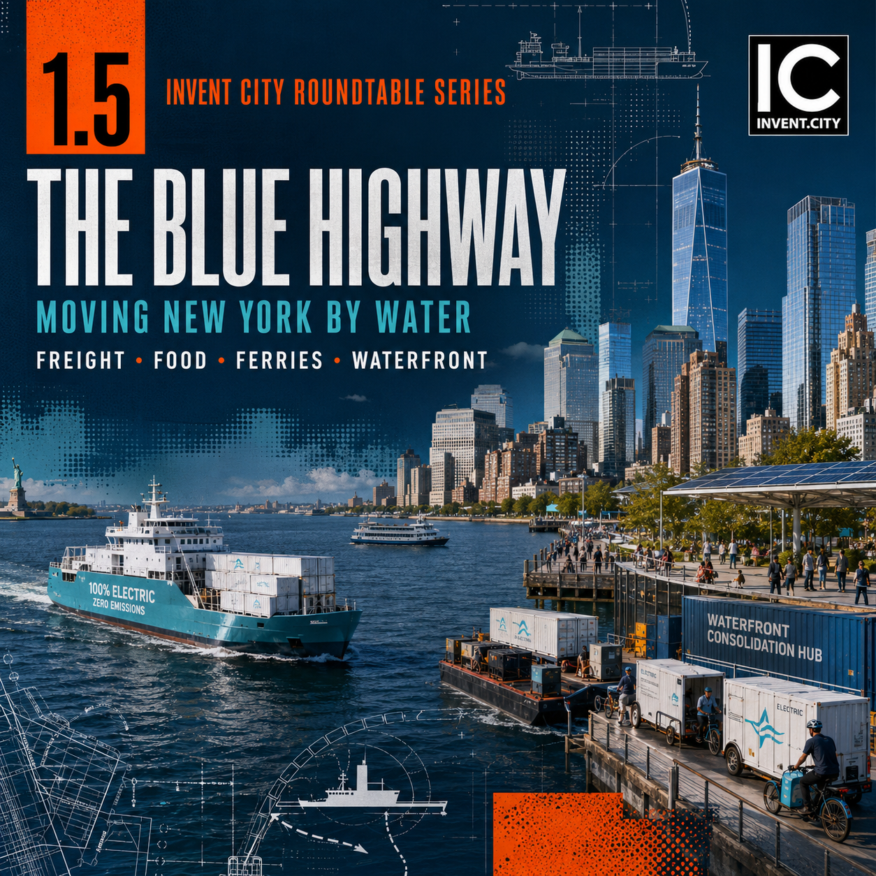 The Blue Highway: Moving New York by Water event poster