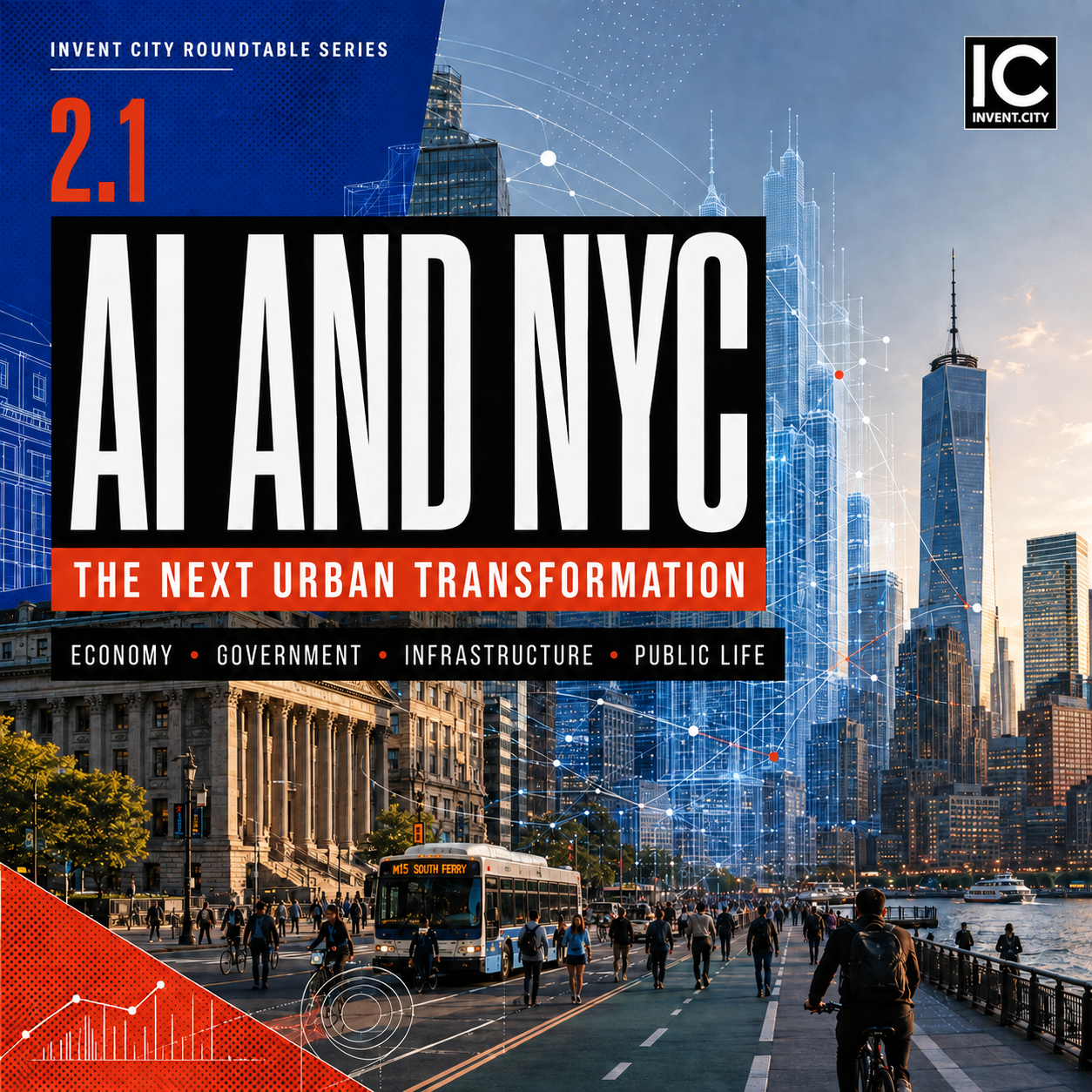 AI and NYC: The Next Urban Transformation event poster