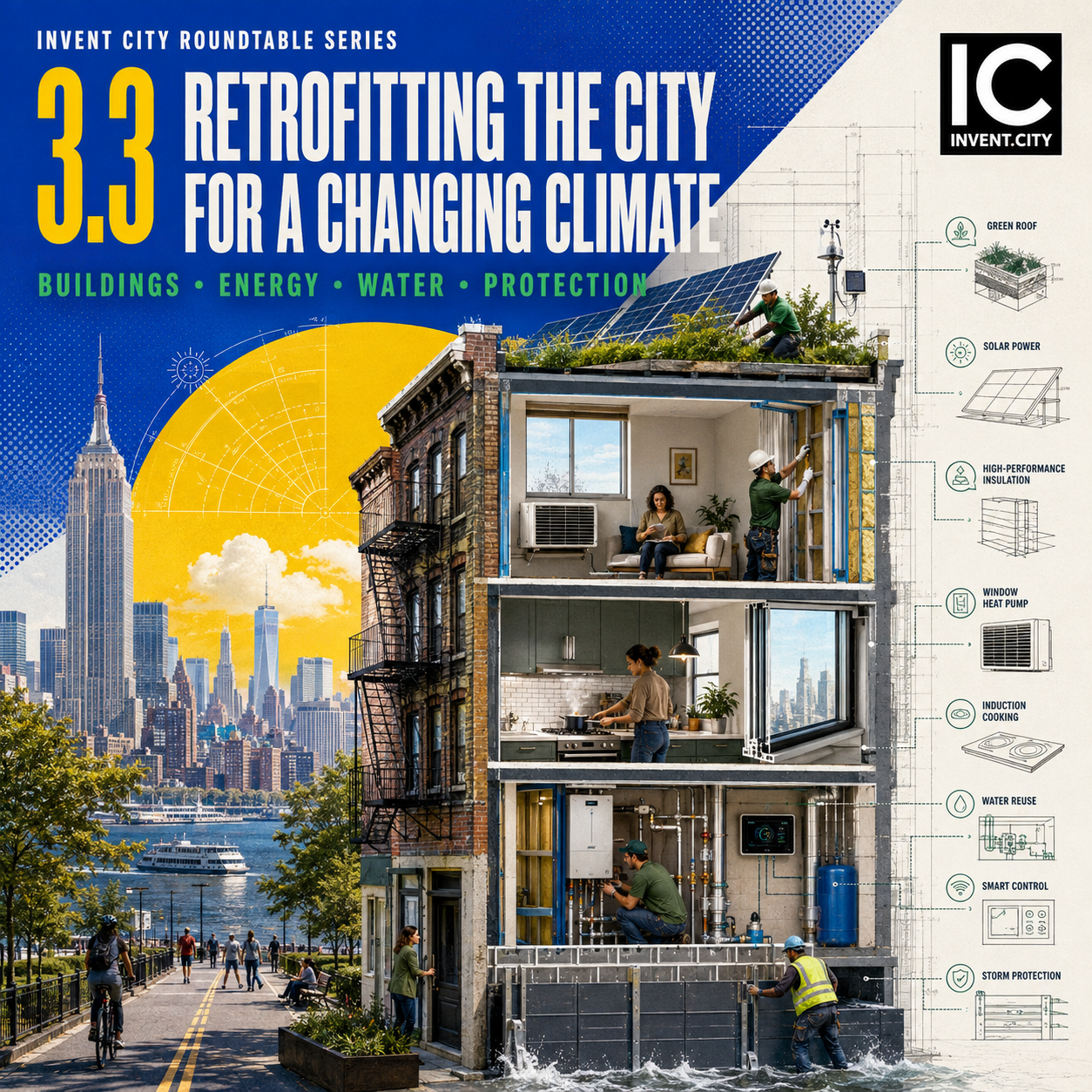 Retrofitting the City for a Changing Climate event poster